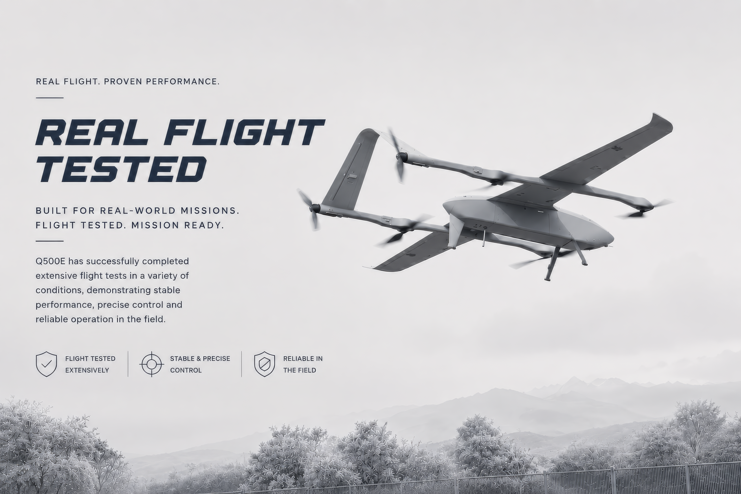 Q500E – Electric Heavy-Lift VTOL 45