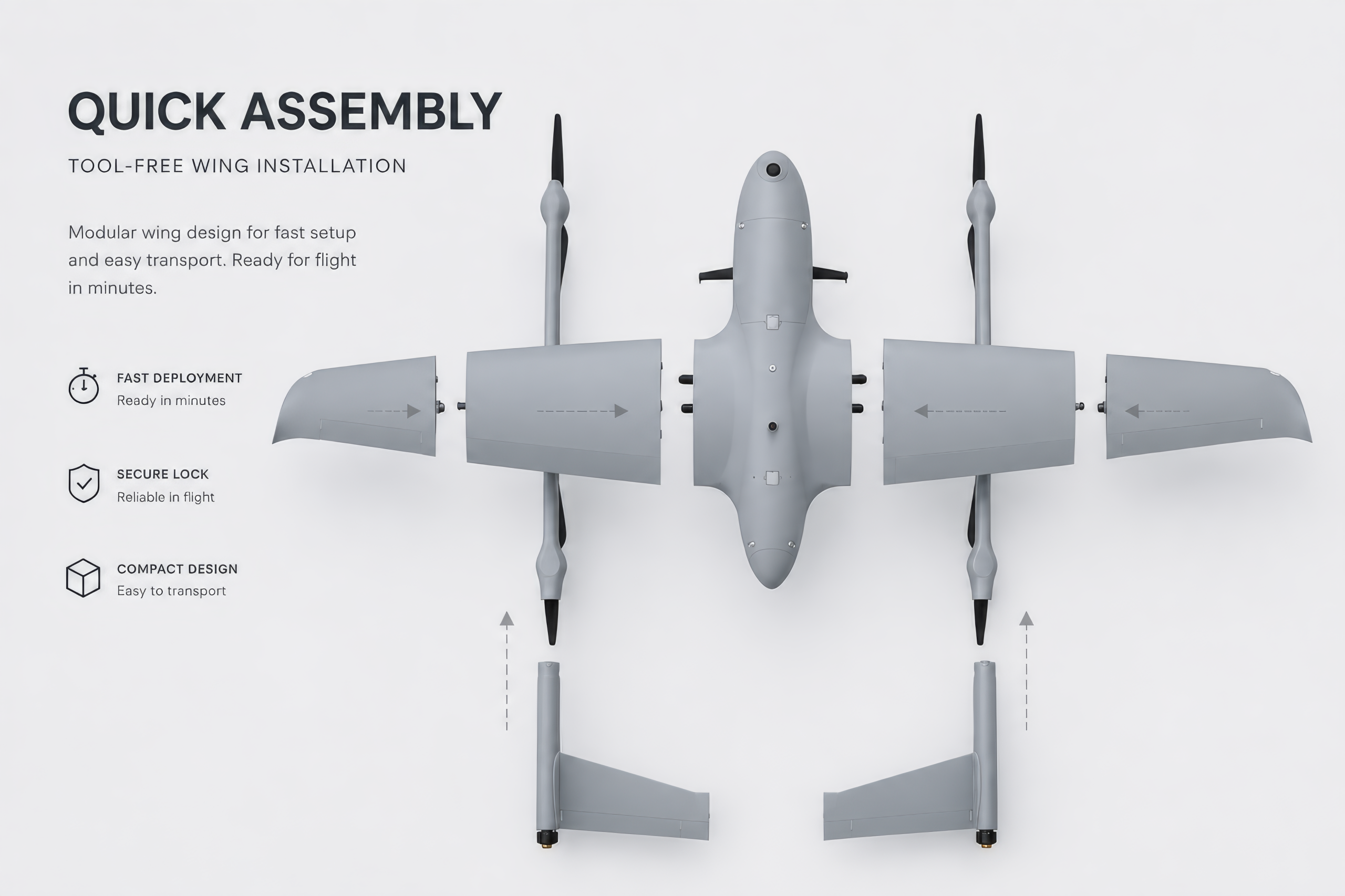 Q500E – Electric Heavy-Lift VTOL 49