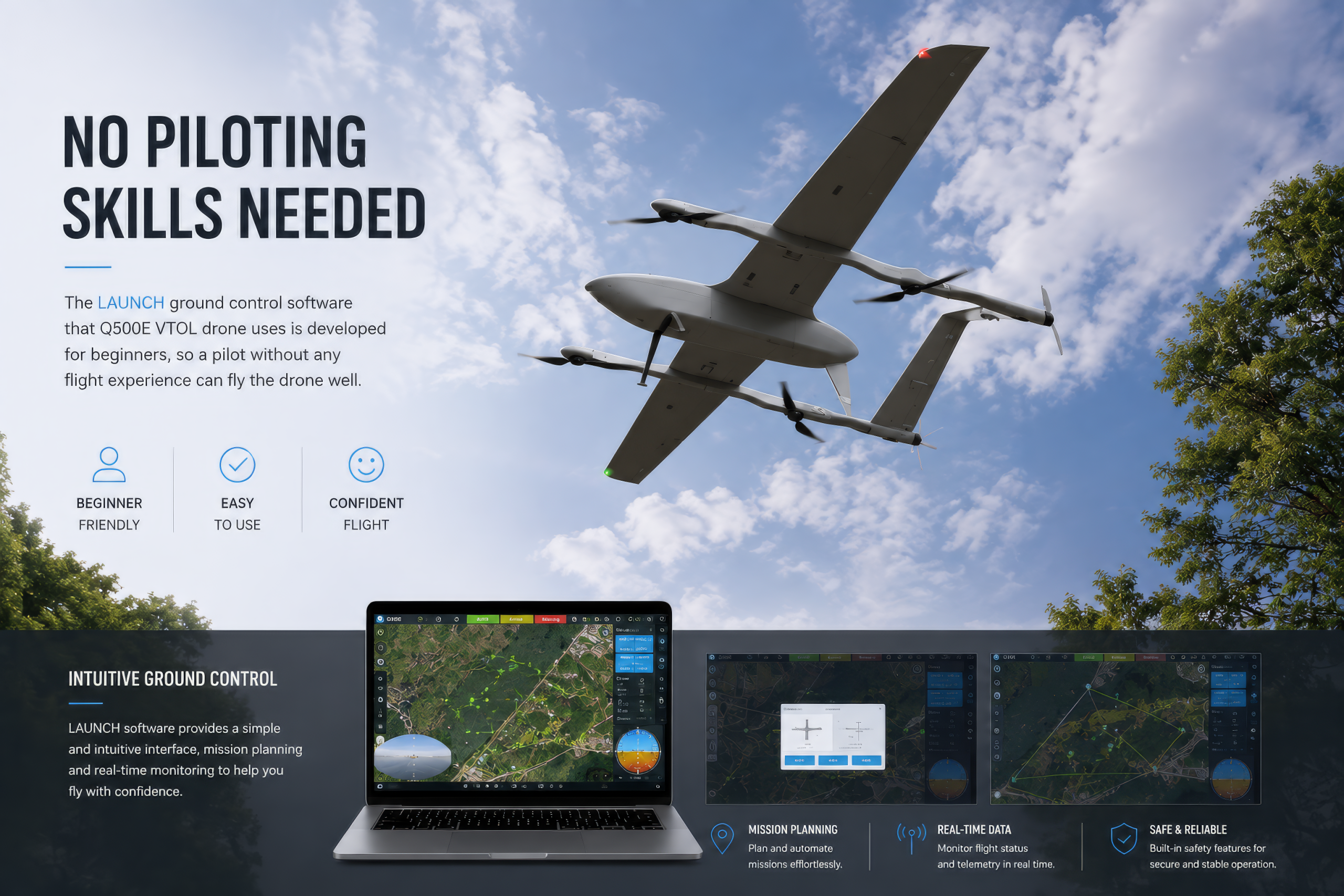 Q500E – Electric Heavy-Lift VTOL 53