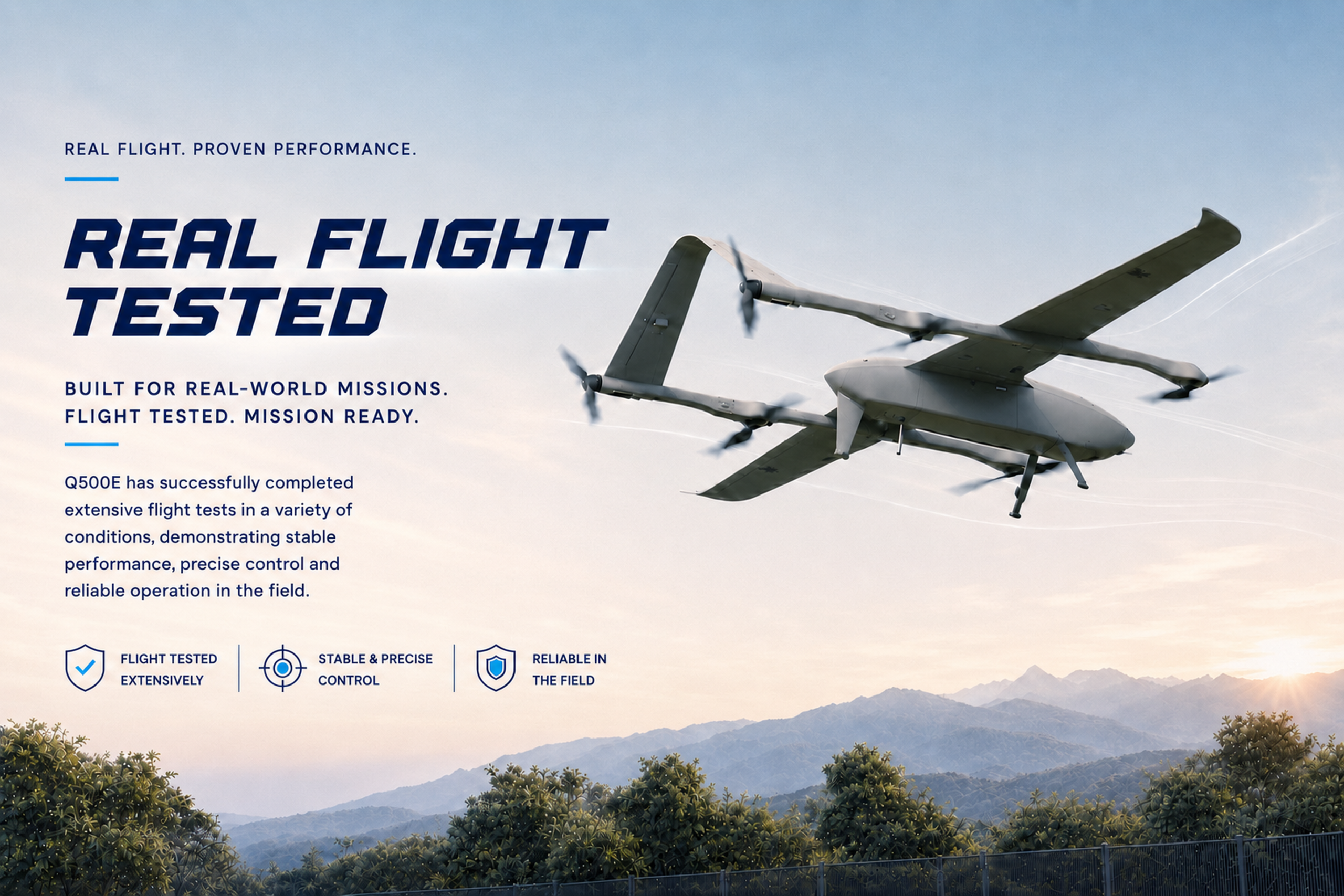 Q500E – Electric Heavy-Lift VTOL 5