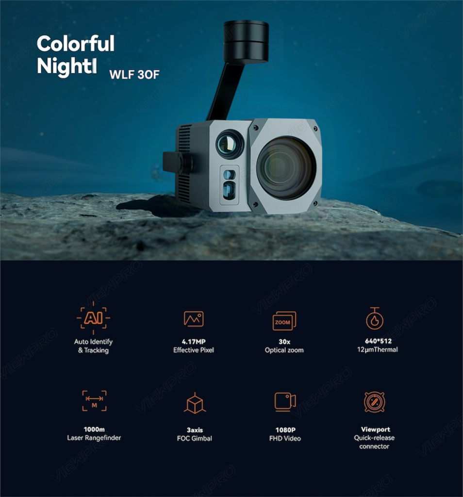 WLF - 30F Auto identify & tracking, 30x optical zoom, 1500m laser rangefinder 1